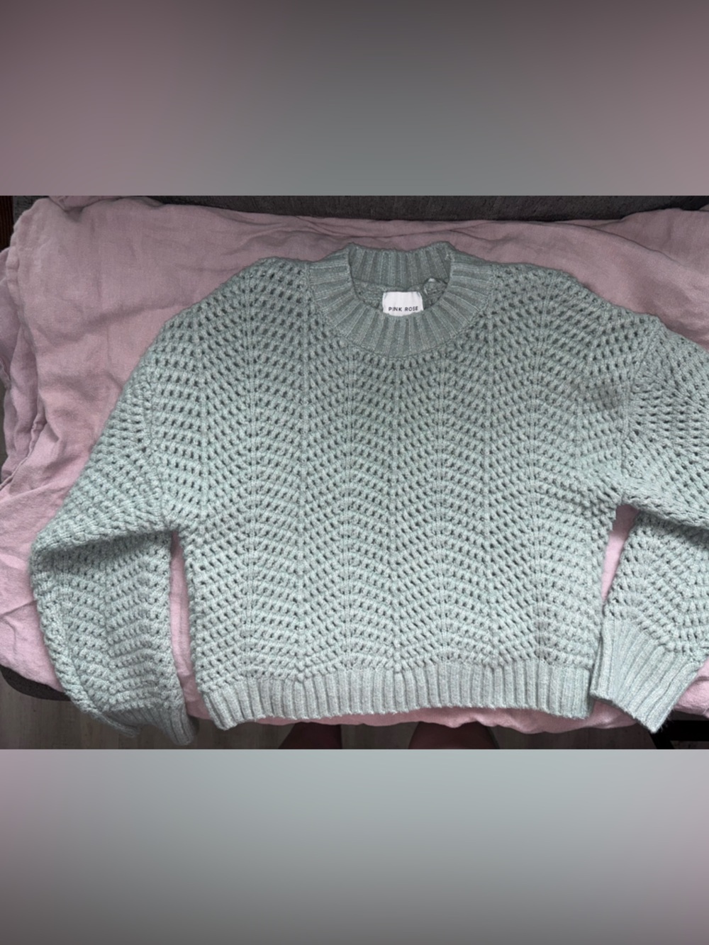 Chunky Knit Cropped Sweater